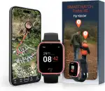 PAJ GPS Tracker für Kinder - Mini GPS Tracker Kinder mit Sprachnachrichten - Ortungsgerät mit SOS-Notrufknopf - Live Tracking, Geozaun und weitere Alarmbenachrichtigungen im Notfall (Smartwatch Pink)