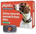 PitPat GPS Tracker für Hunde ohne ABO Gebühren Satellitenortung mit unbegrenzter Reichweite – Haustier Live Aktivitätstracking – Wasserdicht – für alle Hunde geeignet – Passt an jedes Hundehalsband