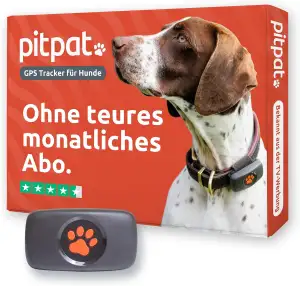 PitPat GPS Tracker für Hunde ohne ABO Gebühren Satellitenortung mit unbegrenzter
