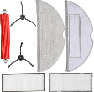 Reinigungsroboter-Zubehörset inklusive abnehmbarer Gummi-Hauptbürste Feuchttüche