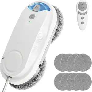 KKI Fensterputzroboter, Automatischer Elektrischer Fensterputzer Fernbedienung, 