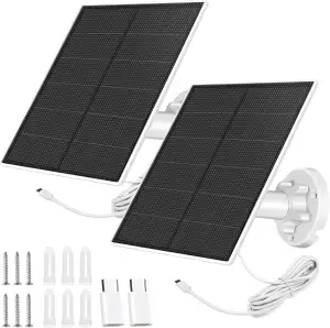 Solarpanel für überwachungskamera,5W Solarpanel Usb für DC 5V Sicherheitskamera,