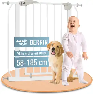 IB STYLE Treppenschutzgitter für Babys Berrin - Türschutzgitter, Absperrgitter f