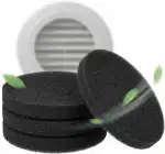 4 Stk Luftfilter für Pluggit EV100/EV200/EV500/REV150 Ersatzfilter 50PPI Filter Lüftungsanlage Wohnraumlüftung Ø140mm Staubsauger Filter Rund Filterklasse G3 für LUNOS e² e2 und ALD-R 160,Typ 9/FIB-3R