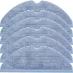 6 Stück Wischtücher für Roborock S8 / S8+ / S7 / S7+ / S7 MaxV / S7 MaxV Plus / S7 MaxV Ultra / S7 Pro Ultra / T7 / T7+ / T7S / T7S+ Roboter Staubsauger, Mikrofaser Wischtuch Ersatzteile