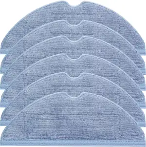 6 Stück Wischtücher für Roborock S8 / S8+ / S7 / S7+ / S7 MaxV / S7 MaxV Plus / S7 MaxV Ultra / S7 Pro Ultra / T7 / T7+ / T7S / T7S+ Roboter Staubsauger, Mikrofaser Wischtuch Ersatzteile