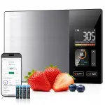 Smart Küchenwaage Kalorienzählung Ernährung Lebensmittelwaage mit kostenloser App & Bluetooth verfolgt 20 Nährstoffe 1 g Präzision mit Tara, für Gewichtsverlust, Fitness & Mahlzeitenvorbereitung