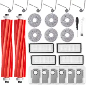 26 Stück Zubehörset für Roborock QV 35A / QV 35S Saugroboter, Ersatzubehör 2 Hau