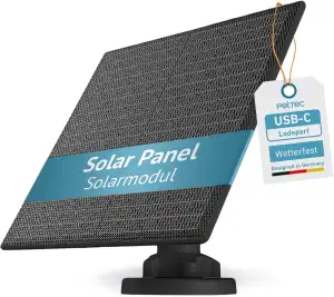 PetTec - Solar Panel für Überwachungskamera aussen Pet Cam - Solarmodul 4,4W in 