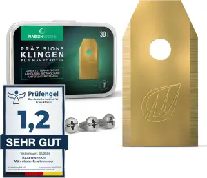 Hochwertige Ersatzmesser für Mähroboter - Kompatibel mit Husqvarna, Gardena, Yar