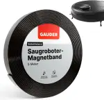 GAUDER Saugroboter Magnetband - Begrenzungsstreifen für Staubsauger Roboter - Virtuelle Wand kompatibel mit Neato, Xiaomi, Miele, Vorwerk & Tesvor (5 m x 25 mm)