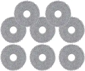 8 Stück Qrevo Serie Wischtücher Wischmopp für Roborock QV 35A/QV 35S,Qrevo Pro/Q