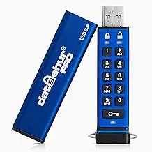 iStorage datAshur PRO 64 GB | Verschlüsselter USB-Speicherstick | Zertifiziert n