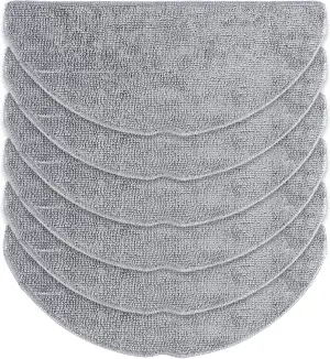 6 Stück Wischtücher für Roborock Q7 M5/Q7 M5+, Q7 L5/Q7 L5+, für Tapo RV30/RV20 Max Plus, RV30/RV20 Max Roboter Saugroboter, Wiederverwendbar und Waschbar Ersatztuch