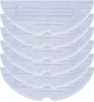 6 Stück Wischtücher Zubehörset für Roborock S8 / S8+ / S7 MaxV / S7 MaxV Plus / S7 MaxV Ultra / S7 Pro Ultra / S7 / S7+ Roboter Staubsauger Mikrofaser VibraRise Wischtuch Ersatzteile (Blau Grau)