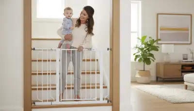 Treppen sicher machen: Kindersicherung