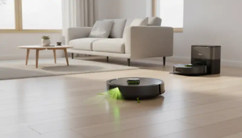 Komfortzone: Roboterstaubsauger mit Absaugstation