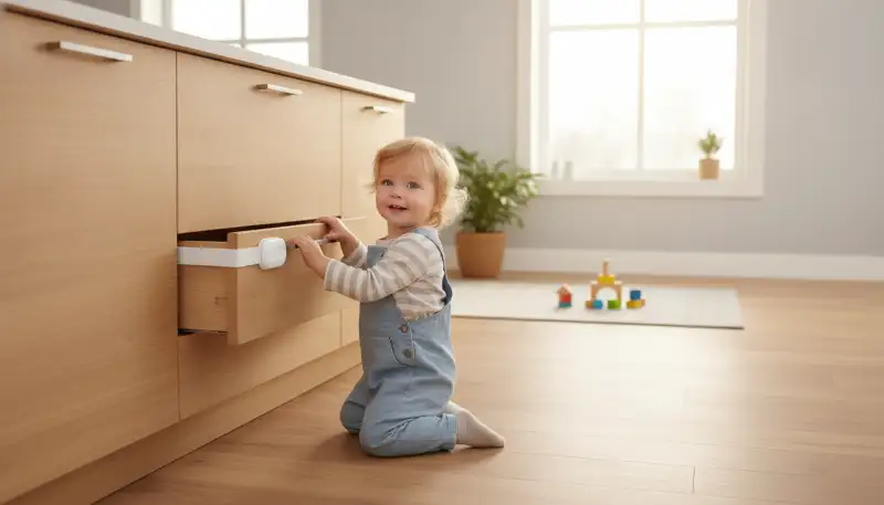 Sichere Schränke: Kindersicherung für Zuhause