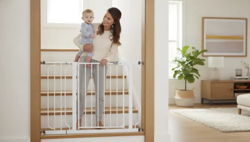 Treppen sicher machen: Kindersicherung